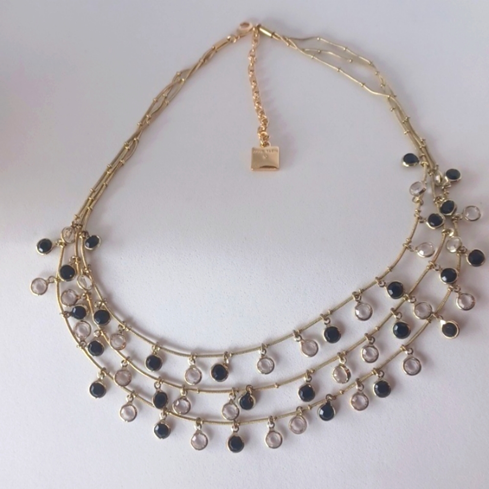 Anne Klein 3 tier necklace